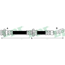 6T47382 LPR Тормозной шланг