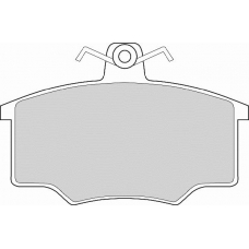 FD267A NECTO Комплект тормозных колодок, дисковый тормоз