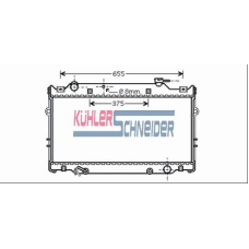 3201291 KUHLER SCHNEIDER Радиатор, охлаждение двигател