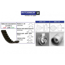 KH 157 HUTCHINSON Комплект ремня грм