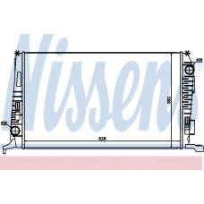 637614 NISSENS Радиатор, охлаждение двигателя