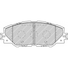 FSL4136 FERODO Комплект тормозных колодок, дисковый тормоз