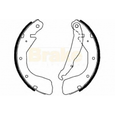 SH2368 BRAKE ENGINEERING Комплект тормозных колодок