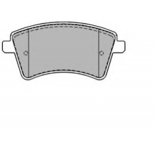 ADB01707 COMLINE Комплект тормозных колодок, дисковый тормоз