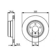 0 986 479 442 BOSCH Тормозной диск