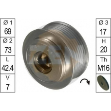 ZN5459 ERA Механизм свободного хода генератора