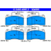 13.0460-4995.2 ATE Комплект тормозных колодок, дисковый тормоз