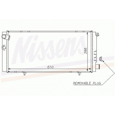 63729A NISSENS Радиатор, охлаждение двигателя