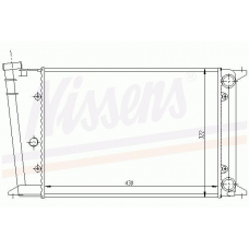 65052 NISSENS Охладитель, охлаждение двигателя