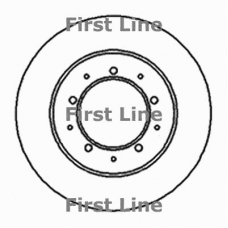 FBD240 FIRST LINE Тормозной диск