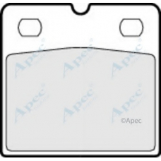 PAD1422 APEC Комплект тормозных колодок, дисковый тормоз