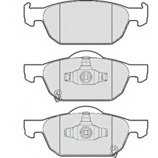 BP1658 QH Benelux Комплект тормозных колодок, дисковый тормоз