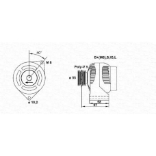 943355119010 MAGNETI MARELLI Генератор