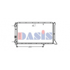 081240N AKS DASIS Радиатор, охлаждение двигателя
