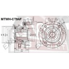 MTWH-CT9AF ASVA Ступица колеса