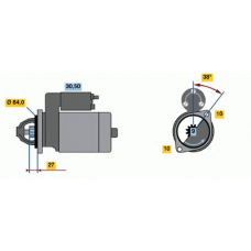 0 001 106 409 BOSCH Стартер