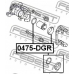 0475-DGR FEBEST Ремкомплект, тормозной суппорт