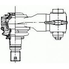 14644 01 LEMFORDER Наконечник поперечной рулевой тяги