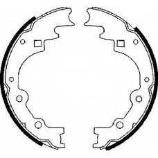 BS817 QUINTON HAZELL Комплект тормозных колодок