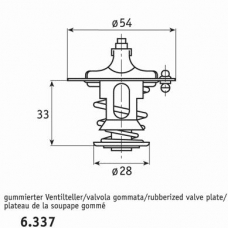 6.337.77 BEHR Термостат, охлаждающая жидкость