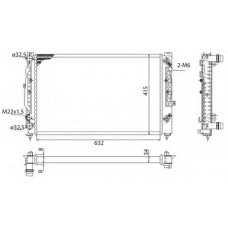 350213739003 MAGNETI MARELLI Радиатор, охлаждение двигателя