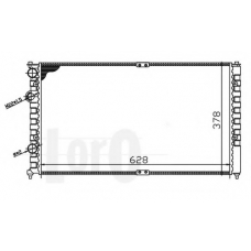 053-017-0067 LORO Радиатор, охлаждение двигателя