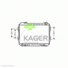 31-2382 KAGER Радиатор, охлаждение двигателя