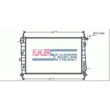 1800431 KUHLER SCHNEIDER Радиатор, охлаждение двигател