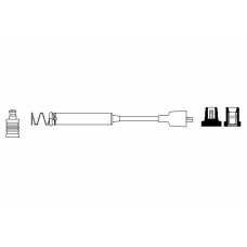 0 986 356 080 BOSCH Провод зажигания