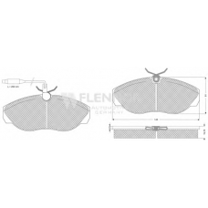 FB211330 FLENNOR Комплект тормозных колодок, дисковый тормоз