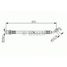 1 987 476 270 BOSCH Тормозной шланг