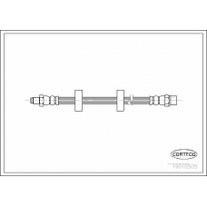 19018505 CORTECO Тормозной шланг