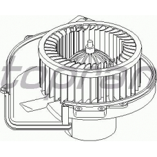 110 740 TOPRAN Электродвигатель, вентиляция салона