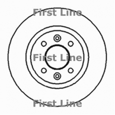 FBD238 FIRST LINE Тормозной диск