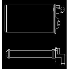 RA2110230 J. DEUS Теплообменник, отопление салона