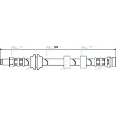 HOS3094 APEC Тормозной шланг