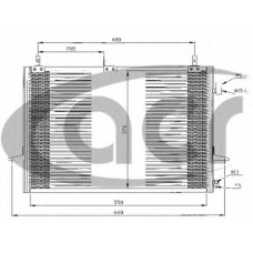 300058 ACR Конденсатор, кондиционер