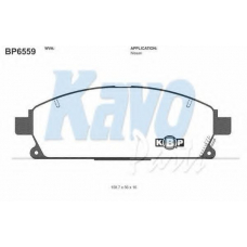 BP-6559 KAVO PARTS Комплект тормозных колодок, дисковый тормоз