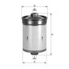 XB52 UNIFLUX FILTERS Топливный фильтр