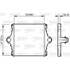 818776 VALEO Интеркулер