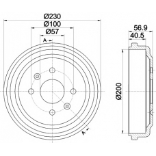 MBD288 MINTEX Тормозной барабан