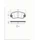 1501222314 S.b.s. Комплект тормозных колодок, дисковый тормоз