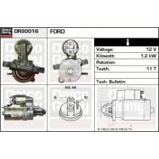 DRS0016 DELCO REMY Стартер