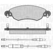 363916060565 MAGNETI MARELLI Комплект тормозных колодок, дисковый тормоз