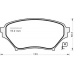 831 MGA Комплект тормозных колодок, дисковый тормоз