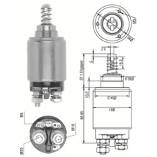 940113050261 MAGNETI MARELLI Тяговое реле, стартер