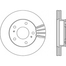 BDA1709.20 OPEN PARTS Тормозной диск