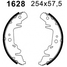 01628 BSF Комплект тормозных колодок