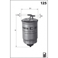 G33 MECAFILTER Топливный фильтр