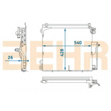 7004062 BEHR Condenser